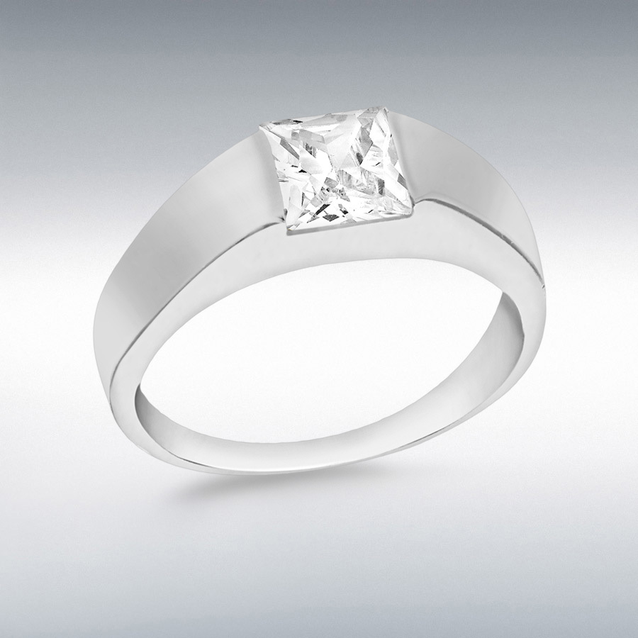 RECT CZ RING